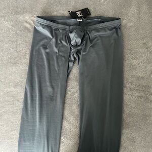 Men's N2N Gray Lounge Capri Pants